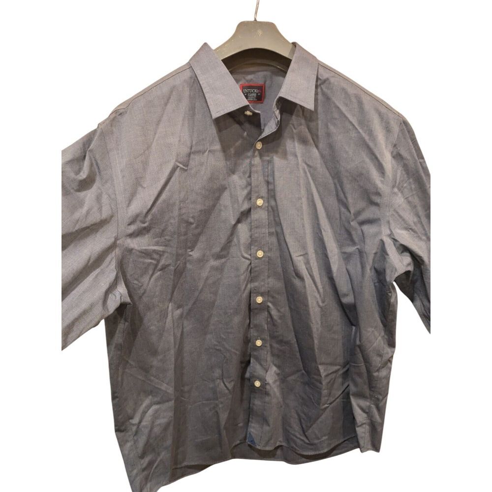 UNTUCKit  Plaid‎  100% Cotton Button Up Long Sleeve Collared Shirt